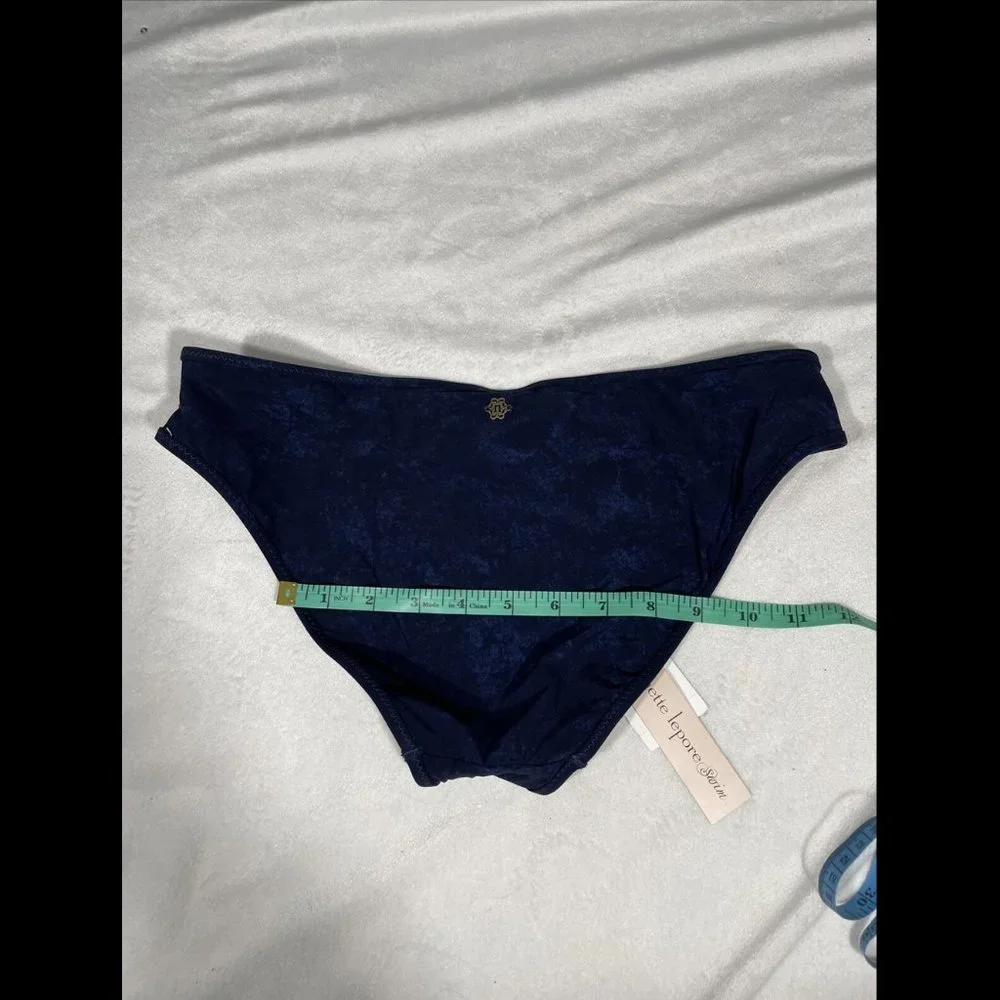 NWT‎ $84 Nanette Lepore Peace Love Charmer Bikini Bottoms [ Small ]